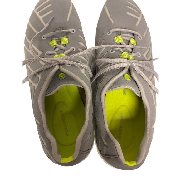 Rockport V79886 Truwalk Zero Welded Grey Lace Sneaker Shoes Size 8.5 - Picture 7 of 8